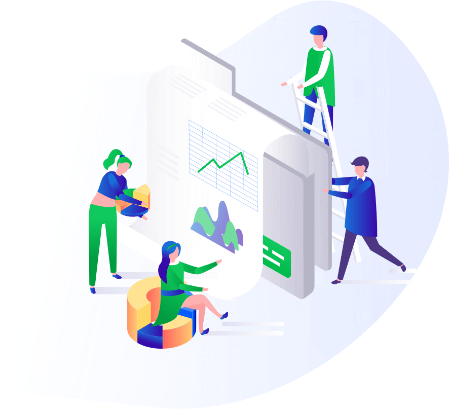 Service delivery workflow visual